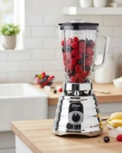 Licuadora Oster Classic con control de perilla 3 velocidades 1.25L cromada BLST4655