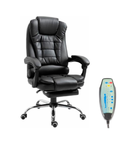 SILLA GERENCIAL CON REPOSA PIES Y MASEJEADOR